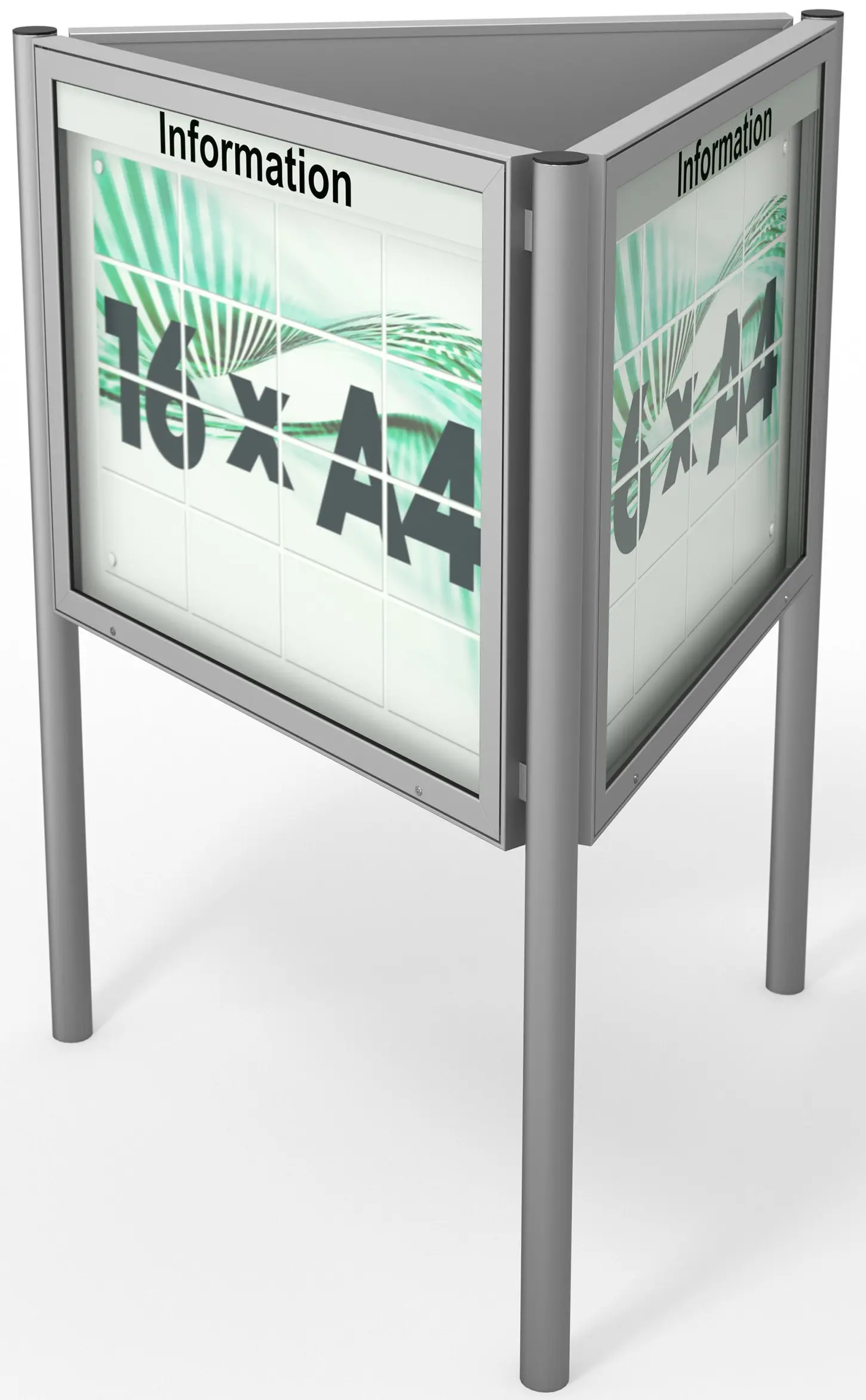 Schaukastenanlage - Dreiecksanlage